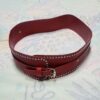 Cinturón para Damas, Elegante de Cintura Ancha, con Remaches y Ebilla de Metal.