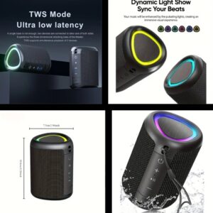 Altavoz Bluetooth, Resistente al agua.