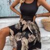 Vestido Decorado con Hojas